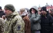 Фото 14: З нагоди Дня пам'яті Героїв Небесної Сотні у Львові підняли прапор Андрія Дигдаловича, який загинув на Майдані (відео)