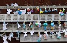 Фото 18: З нагоди Дня пам'яті Героїв Небесної Сотні у Львові підняли прапор Андрія Дигдаловича, який загинув на Майдані (відео)
