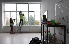 Фото 14: Благодійна організація GEM відновила у Львові вже більше 2200 вікон, які пошкодили російські ракети (відео)