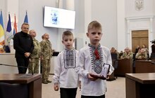 Фото 7: У День захисників і захисниць 30 львів’ян посмертно нагородили «Почесним знаком Святого Юрія» (фото)