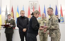 Фото 17: У День захисників і захисниць 30 львів’ян посмертно нагородили «Почесним знаком Святого Юрія» (фото)