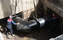 Фото 2: На вул. Стрийська-Рубчака міняють стратегічну ділянку теплової мережі, від якої залежить теплопостачання всього Франківського району (відео)