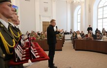 Фото 17: У мерії Львова 25 львів’ян посмертно нагородили «Почесним знаком Святого Юрія» за оборону Незалежності України (фото)