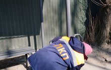 Фото 8: Комунальні служби дезінфікують місто: миють вулиці, тротуари, зупинки транспорту, сходові клітки будинків