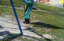 Фото 52: Комунальні служби Львова проводять миття та дезінфекцію в місті