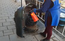 Фото 7: Комунальні служби Львова продовжують дезінфекцію міста