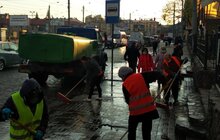 Фото 33: Комунальні служби Львова продовжують дезінфекцію міста