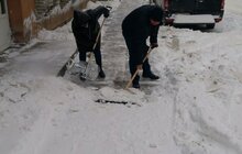 Фото 32: Працівники Львівської мерії долучились до прибирання міста від снігу
