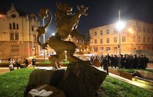 Фото 4: Біля пам’ятника 100-річчю ЗУНР відзначили 102-гу річницю Листопадового чину