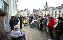 Фото 7: До мерії Львова завітали фіналісти Всеукраїнського турніру з баскетболу на кріслах колісних «Кубок Титанів — 2026»