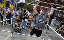 Фото 7: У Львові представники Сил оборони встановили рекорд України