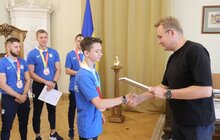 Фото 5: Андрій Садовий вручив грошові премії призерам Всесвітніх ігор зі Львова