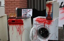 Фото 6: У Львові відбулась акція «Російське консульство – пам'ятник мародерству»