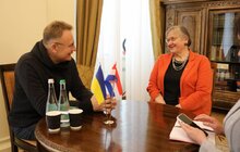 Фото 2: Мер Львова зустрівся з послом Хорватії в Україні