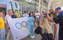 Фото 15: У Львові зустріли срібну призерку Олімпійських ігор Олену Старікову