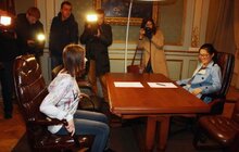 Фото 5: Відбулася перша зустріч між Марією Музичук та Хоу Іфань у Палаці Потоцьких