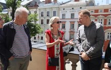 Фото 4: Андрій Садовий зустрівся із галеристкою та засновницею Маракешського бієнале Ванессою Бренсон