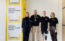Фото 2: У центрі НЕЗЛАМНІ встановили протез 19-річному захиснику, який знову мріє повернутися на фронт