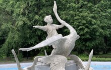 Фото 2: У Стрийському парку завершують реставрувати скульптуру фонтану «Івасик-Телесик»