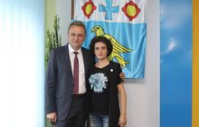 Фото 1: Андрій Садовий обговорив з мером Бурштина питання екології та розвитку освіти