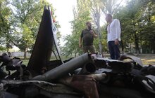 Фото 12: Мер Львова Андрій Садовий відвідав прифронтову Авдіївку