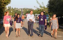 Фото 12: Мер Львова привітав учасників Міжнародної програми «Студентська республіка»