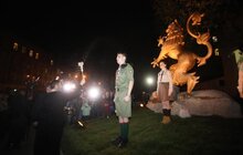 Фото 10: У Львові відбулася Стрілецька ватра на площі біля скульптурної композиції українським бійцям Листопадового чину