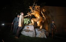 Фото 17: У Львові відбулася Стрілецька ватра на площі біля скульптурної композиції українським бійцям Листопадового чину