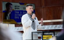 Фото 6: Про вибір українців у моменти випробувань: у Львові Артур Дронь прочитав Лекцію Незалежності