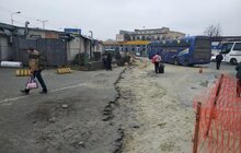 Фото 4: Реконструкція пл. Двірцевої: розпочалися роботи із заміни колектора на території біля автовокзалу