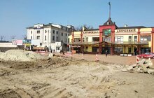 Фото 2: Реконструкція пл. Двірцевої: цього тижня планують переключення нового водогону