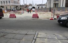 Фото 4: Реконструкція пл. Двірцевої: роботи з прокладання головного водогону завершили
