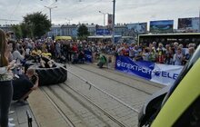 Фото 7: У Львові встановили новий рекорд із перетягування трамваїв Концерну «Електрон»