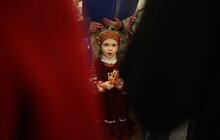 Фото 6: Вертеп з переселенців: у Львові мешканці модульного містечка організували справжнє дійство (відео)
