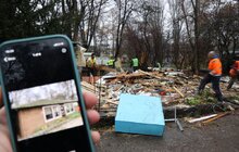 Фото 3: Понад 10 років без дозволів: на вулиці Коновальця демонтовують незаконні споруди