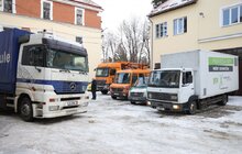 Фото 14: До Львова із Німеччини приїхала третя партія спецтехніки, яку передадуть українським водоканалам