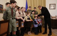 Фото 17: Львівські пластуни передали місту Вифлеємський вогонь миру