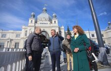 Фото 10: «На кінець листопада ми плануємо відкривати пл. Двірцеву: фактично трамвай буде під’їжджати до входу у вокзал», — А. Садовий