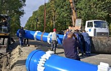 Фото 3: Під дорогою та із захистом від навантажень: Львівводоканал завершує прокладати новий магістральний водогін