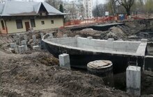 Фото 8: У Львові триває відновлення озера на вул. Панча