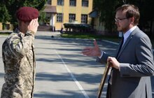 Фото 22: У Львові привітали й відзначили військових 80-ї десантно-штурмової бригади, які повернулися з передової
