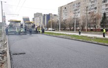 Фото 9: Роботи з асфальтування пр.Червоної Калини триватимуть ще тиждень