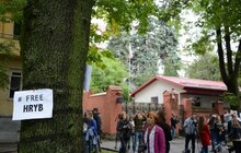 Фото 21: Сьогодні у Львові студенти різних вишів взяли участь в масштабній акції солідарності із бранцями Кремля «Хода солідарності. Волю заручникам Кремля!»
