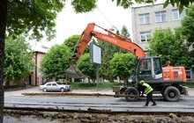 Фото 16: Розпочався ІІІ етап реконструкції вул. Шевченка: ділянку від вул. Залізнична до вул. Єрошенка планують завершити до кінця літа
