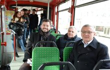 Фото 6: ЛКП «Львівелектротранс» протестувало новий трамвайний маршрут № 4 «Залізничний вокзал — Вернадського»