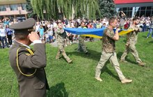 Фото 11: На Сихові з нагоди 30-річчя Незалежності України замайорів національний стяг