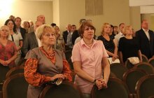 Фото 1: В Національному академічному драматичному театрі ім. М. Заньковецької відбулись урочистості з нагоди Дня медичного працівника