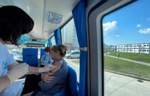 Фото 1: У Львові запрацювали мобільні пункти вакцинації