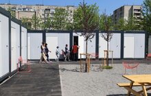 Фото 1: У Львові відкрили друге модульне містечко для переселенців