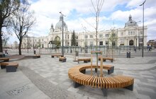 Фото 14: На площі Двірцевій облаштовують новий фонтан